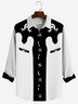 JoyMitty Casual Vintage Western Men's Long Sleeve Shirt