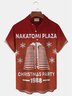 Nakatomi Plaza Christmas Party 1988 Printed Men's Button Pocket Shirt